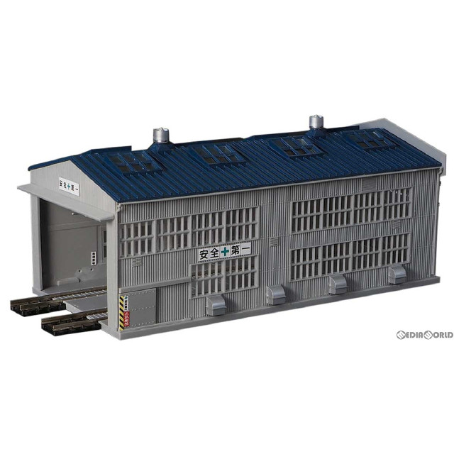 [RWM](再販)2601 着色済み 電車庫(1棟入り) Nゲージ 鉄道模型 GREENMAX(グリーンマックス)