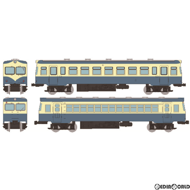 [RWM]323419 鉄道コレクション(鉄コレ) 富井電鉄峠(たお)線気動車(新塗装) 2両セット(動力無し) Nゲージ 鉄道模型 TOMYTEC(トミーテック)