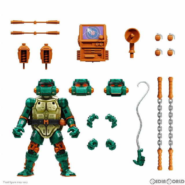[FIG]ウォーリアー・メタルヘッド ミケランジェロ ティーンエイジ・ミュータント・ニンジャ・タートルズ TMNT wave 7 アルティメイト 7インチ アクションフィギュア スーパー7