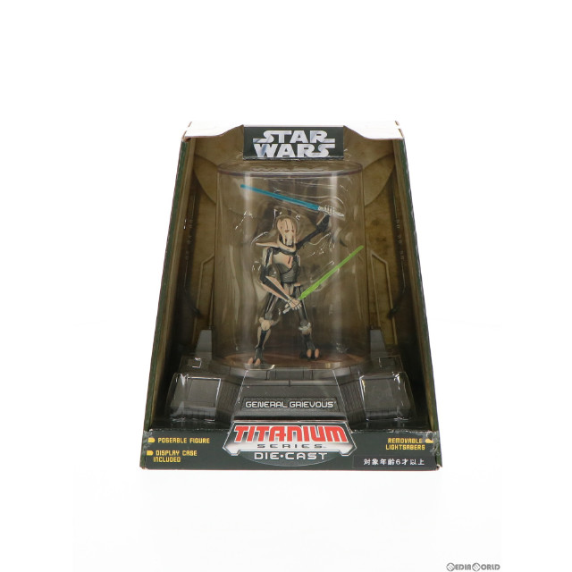 [FIG]スター・ウォーズ タイタニウムフィギュア グリーバス将軍 STAR WARS 完成品 可動フィギュア トミーダイレクト/ハズブロ