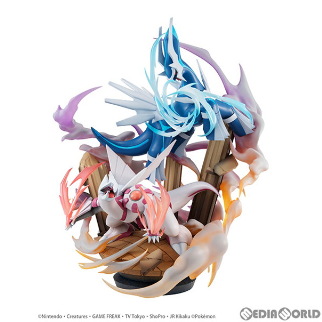 [買取][FIG]G.E.M.EXシリーズ ディアルガ&パルキア ポケットモンスター 完成品 フィギュア メガハウス