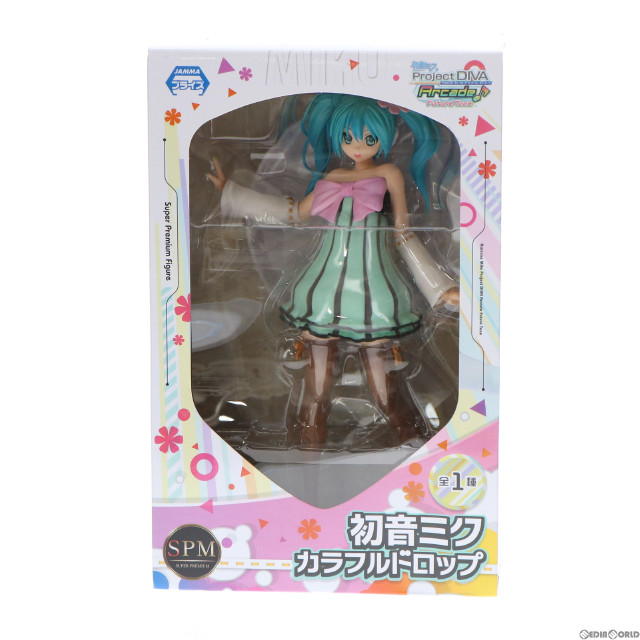 [FIG]初音ミク カラフルドロップ スーパープレミアムフィギュア 初音ミク Project DIVA Arcade Future Tone プライズ(1011819) セガ