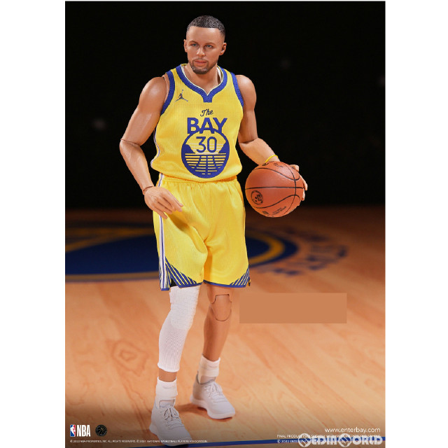 [FIG] リアルマスターピース NBAコレクション ステフィン・カリー 1/6 コレクティブル フィギュア NEW ver 完成品 可動フィギュア エンターベイ