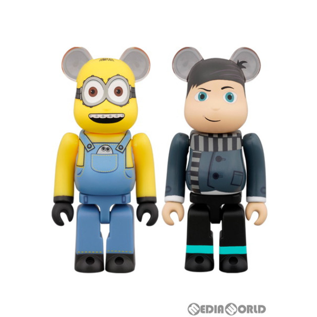 [FIG]BE@RBRICK(ベアブリック) OTTO & YOUNG GRU(オットー&ヤンググルー) 100％ 2PACK(2体セット) ミニオンズ フィーバー 完成品 可動フィギュア メディコム・トイ