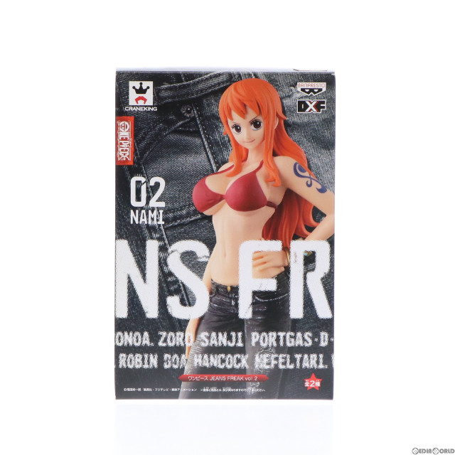 [FIG]ナミ(レッド&ブラック) 「ワンピース」 JEANS FREAK vol.2 フィギュア プライズ(36102) バンプレスト