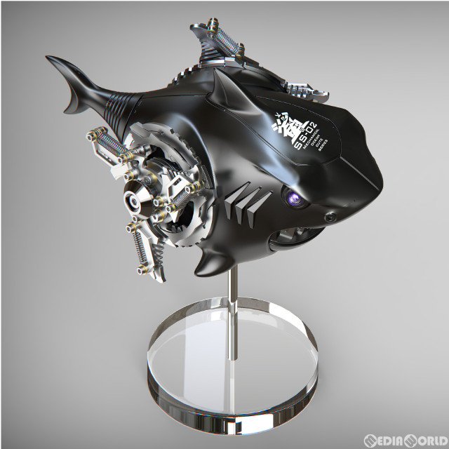 [FIG] ZERO PLAIN メカニカル・オーシャン・キュート SS-02A 鮫(サメ) ブラック コレクションフィギュア 模道空間 SAYING ZONE(セーイング・ゾーン)