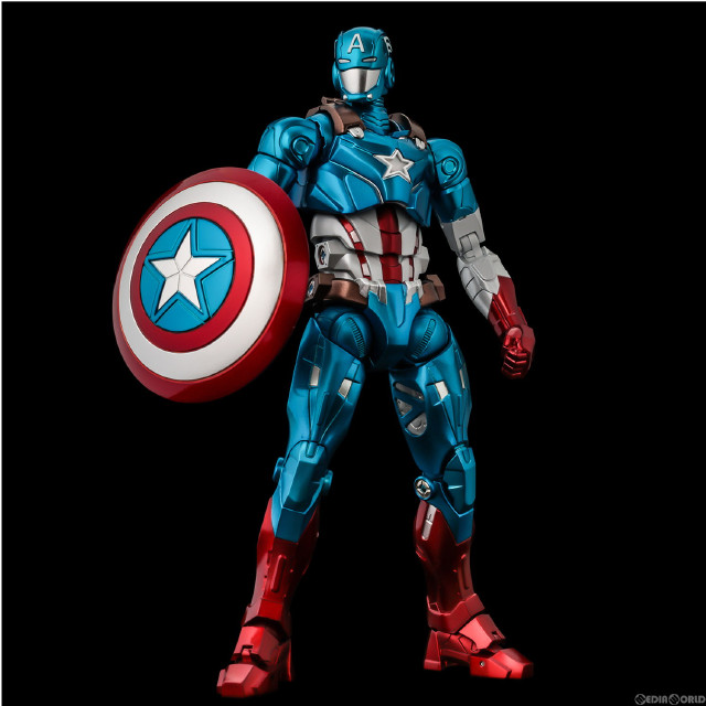 [FIG](再販)FIGHTING ARMOR(ファイティングアーマー) キャプテン・アメリカ MARVEL(マーベル) 完成品 可動フィギュア 千値練(せんちねる)