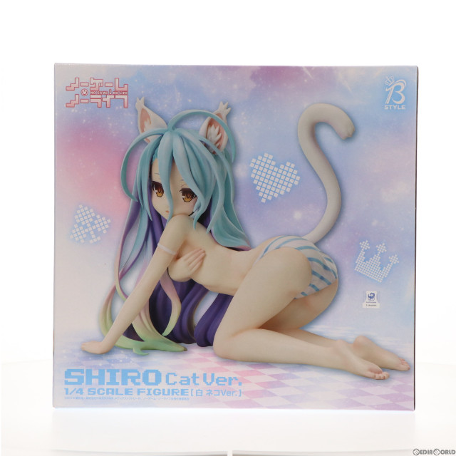 [FIG]白 ネコVer. 「ノーゲーム・ノーライフ」 B-style 1/4 PVC製塗装済み完成品 フィギュア フリーイング