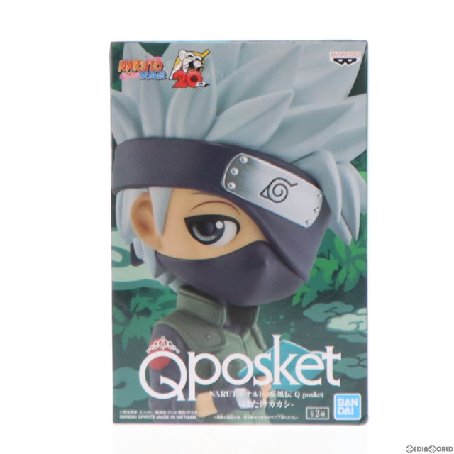 [FIG]はたけカカシ A(髪シルバー) 「NARUTO-ナルト- 疾風伝」 Q posket-はたけカカシ- フィギュア プライズ(2585444) バンプレスト