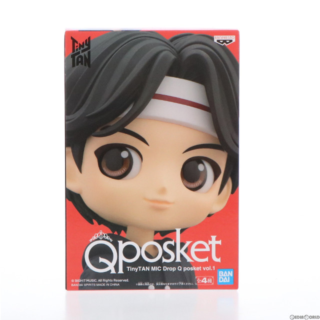 [FIG]Jin(ジン)(BTS/防弾少年団) B(衣装濃) TinyTAN(タイニータン) MIC Drop Q posket vol.1 フィギュア プライズ(2616202) バンプレスト