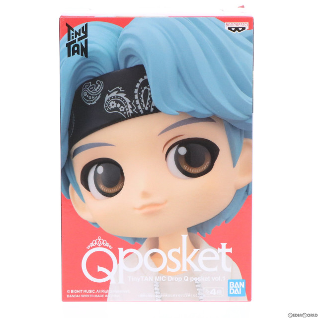[FIG]SUGA(シュガ)(BTS/防弾少年団) C(衣装濃) TinyTAN(タイニータン) MIC Drop Q posket vol.1 フィギュア プライズ(2616202) バンプレスト
