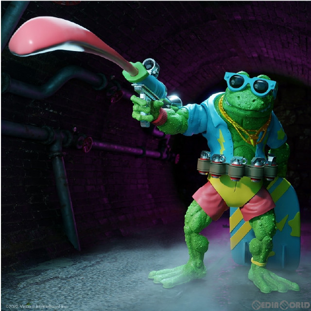 [FIG]ジンギスフロッグ ティーンエイジ・ミュータント・ニンジャ・タートルズ TMNT wave 8 アルティメイト 7インチ アクションフィギュア スーパー7