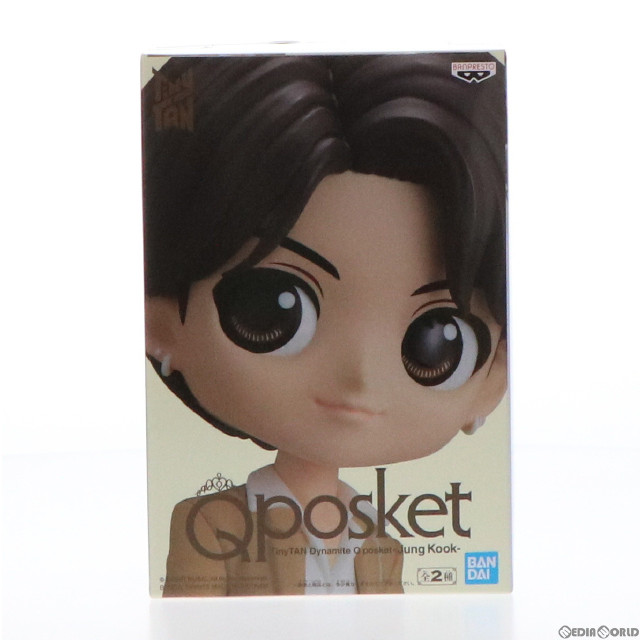 [FIG]ジョングク(BTS/防弾少年団) A(髪ブラック) TinyTAN(タイニータン) Dynamite Q posket-Jung Kook- フィギュア プライズ(2598506) バンプレスト