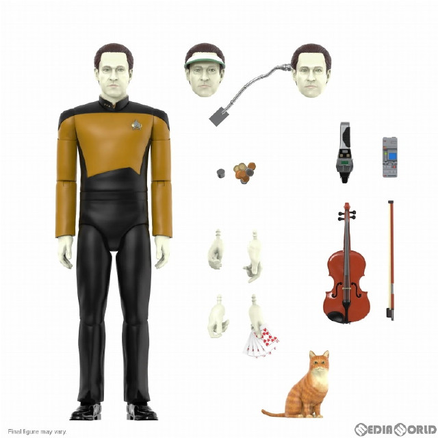 [FIG]ルーテナント データ 新スタートレック アルティメイト 7インチ アクションフィギュア スーパー7