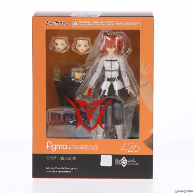 [FIG]GOODSMILE ONLINE SHOP限定特典付属 figma(フィグマ) 426 マスター/主人公 女 Fate/Grand Order(フェイト/グランドオーダー) 完成品 可動フィギュア マックスファクトリー