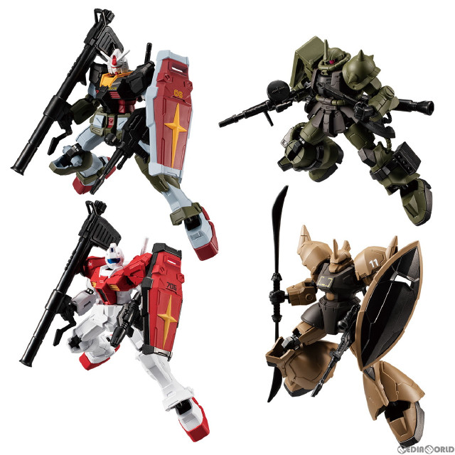 [FIG](BOX)(食玩)機動戦士ガンダム GフレームFA REAL TYPE SELECTION 可動フィギュア(10個) バンダイ