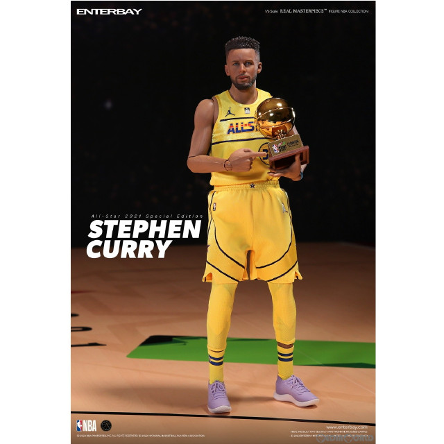 [FIG]リアルマスターピース NBAコレクション ステフィン・カリー 1/6 コレクティブル フィギュア 2021 オールスター スペシャルエディション 完成品 可動フィギュア エンターベイ