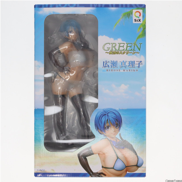 [FIG]広瀬真理子 「GREEN 〜秋空のスクリーン〜」 1/6 PVC製塗装済み完成品 フィギュア Q-six(キューシックス)