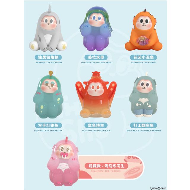 [FIG] (BOX)THE SLLO 海底アパートシリーズ トレーディングフィギュア(6個) HIDDEN WOOO(ヒドゥン・ウー)