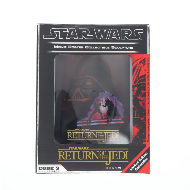 [FIG]ルーク&ダース・ベイダー 「スター・ウォーズ エピソード6/ジェダイの帰還」 ムービーポスター(彫刻) フィギュア(17028) CODE3