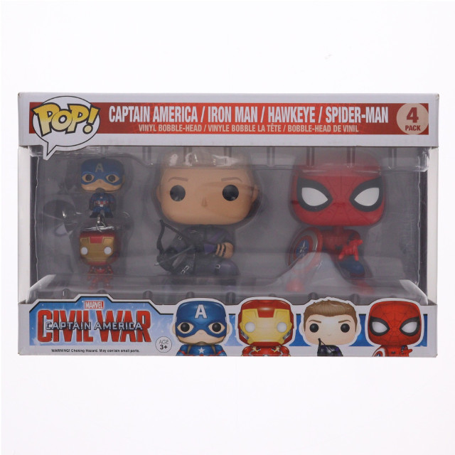[FIG]シビル・ウォー/キャプテン・アメリカ 4パック 「シビル・ウォー/キャプテン・アメリカ」 POP! Marvel Series コミコンインターナショナル2016&原宿コミコン2016&トイサピエンス限定 フィギュア FUNKO(ファンコ)/ホットトイズ