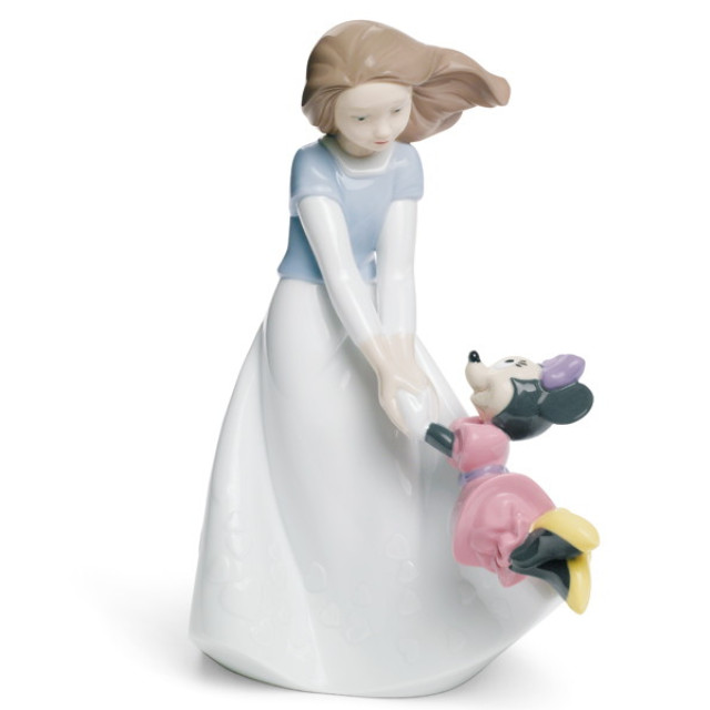 [FIG]Mi alegre Minnie Friends with Minnie-ミニーの親友!!- 「ディズニー」 磁器 フィギュア NAO PORCELAIN