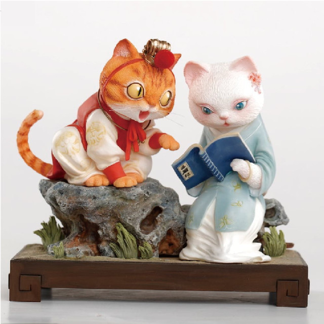 [FIG]宝黛猫 「紅楼夢」 PVC製スタチュー フィギュア Sum-Art