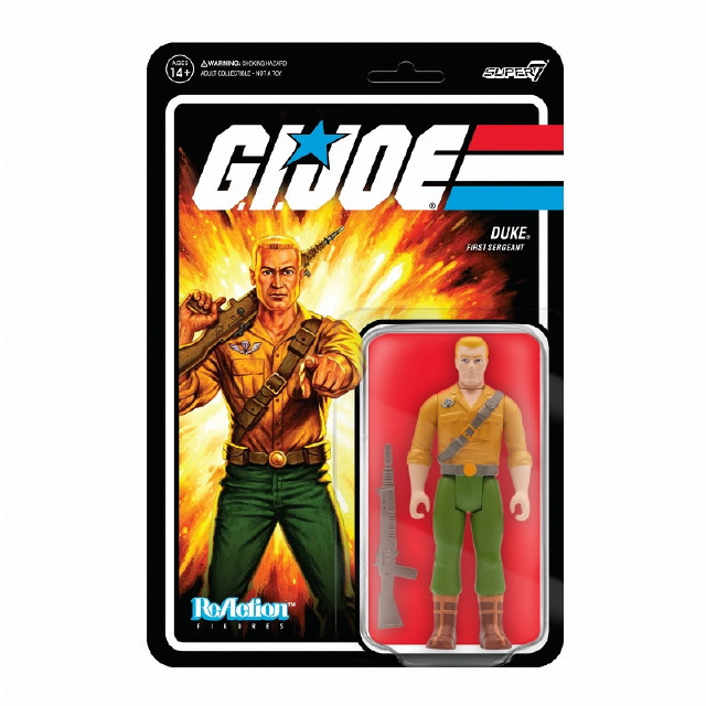 [FIG]デューク 「G.I.ジョー」 リ・アクション WAVE2 アクション フィギュア SUPER7(スーパー7)/豆魚雷