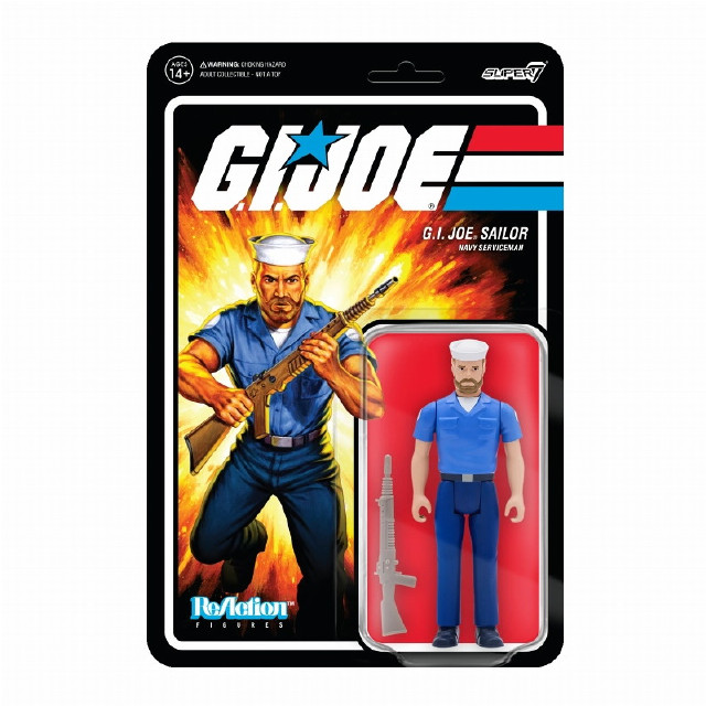 [FIG]NAVYセーラー(ビアードA) 「G.I.ジョー」 リ・アクション WAVE2 アクション フィギュア SUPER7(スーパー7)/豆魚雷