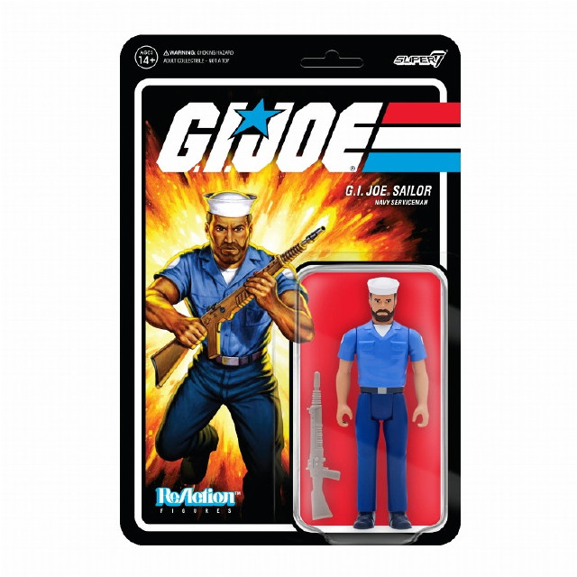 [FIG]NAVYセーラー(ビアードB) 「G.I.ジョー」 リ・アクション WAVE2 アクション フィギュア SUPER7(スーパー7)/豆魚雷