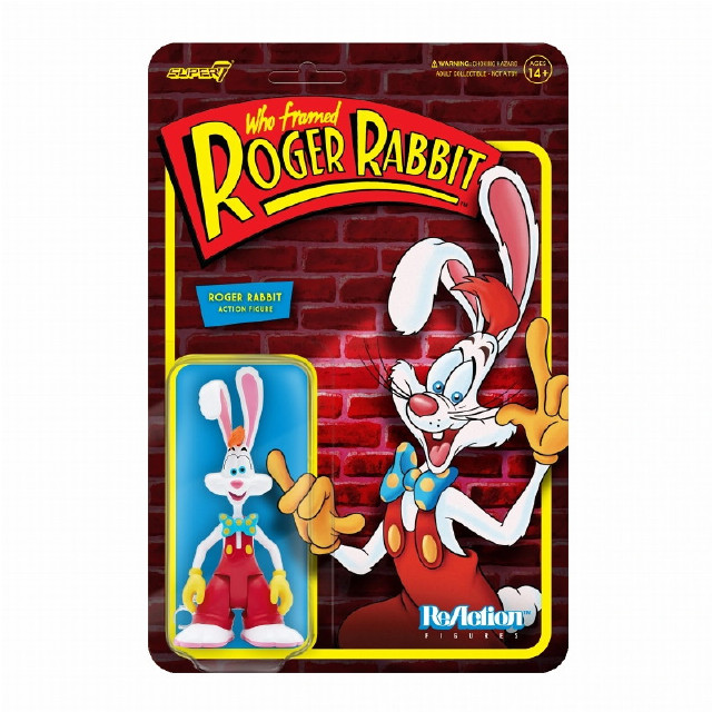 [FIG]ロジャー・ラビット 「ロジャー・ラビット」 リ・アクション 3.75インチ アクション フィギュア SUPER7(スーパー7)/豆魚雷