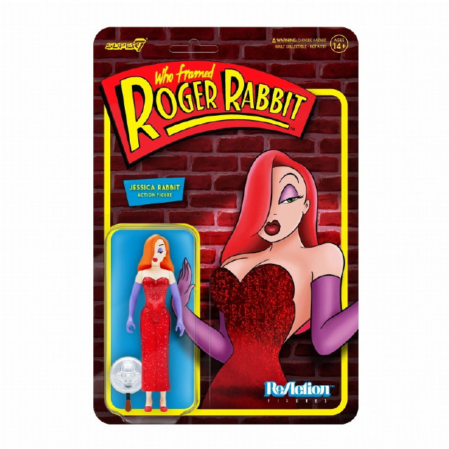 [FIG]ジェシカ・ラビット 「ロジャー・ラビット」 リ・アクション 3.75インチ アクション フィギュア SUPER7(スーパー7)/豆魚雷