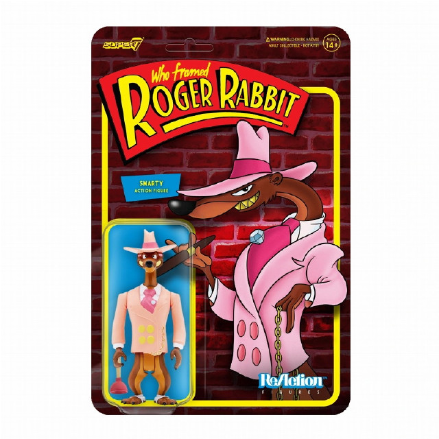 [FIG]スマート・アス 「ロジャー・ラビット」 リ・アクション 3.75インチ アクション フィギュア SUPER7(スーパー7)/豆魚雷