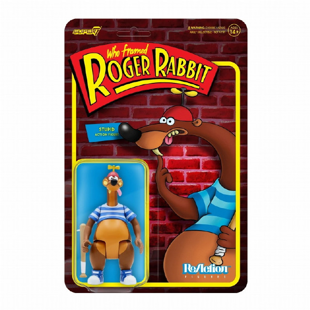[FIG]スチューピッド 「ロジャー・ラビット」 リ・アクション 3.75インチ アクション フィギュア SUPER7(スーパー7)/豆魚雷