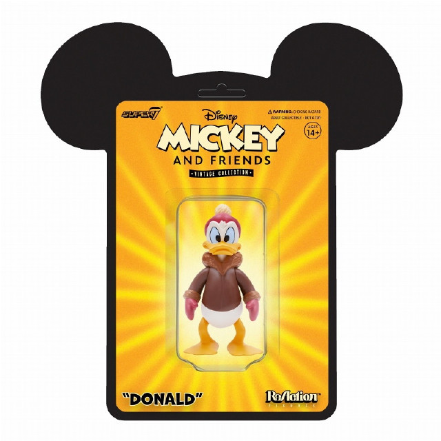 [FIG]ドナルド・ダック 「ディズニー」 リ・アクション ディズニーヴィンテージコレクション フィギュア SUPER7(スーパー7)/豆魚雷