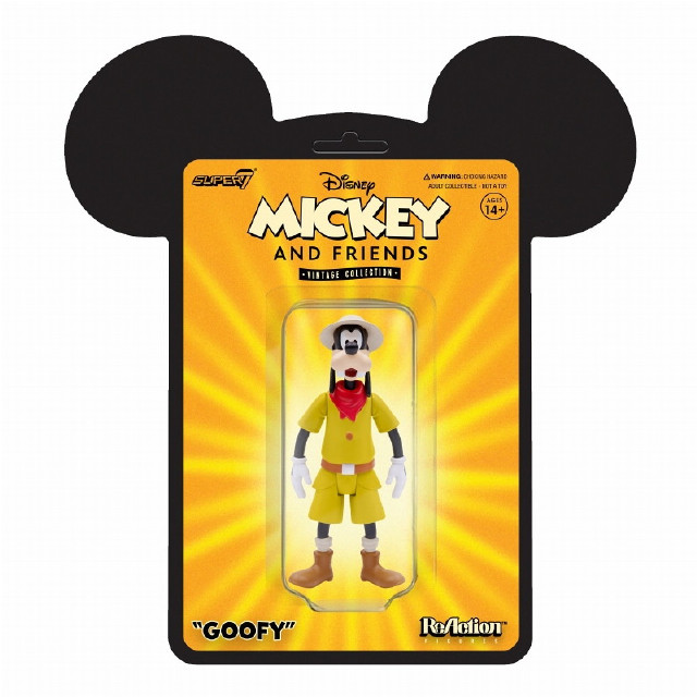[FIG]グーフィー 「ディズニー」 リ・アクション ディズニーヴィンテージコレクション フィギュア SUPER7(スーパー7)/豆魚雷