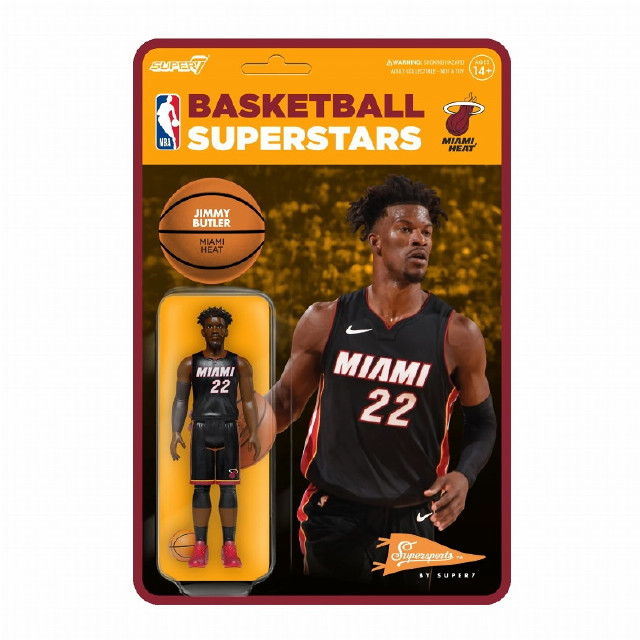 [FIG]ジミーバトラー(マイアミ・ヒート) NBA WAVE4 リ・アクション アクション フィギュア SUPER7(スーパー7)/豆魚雷