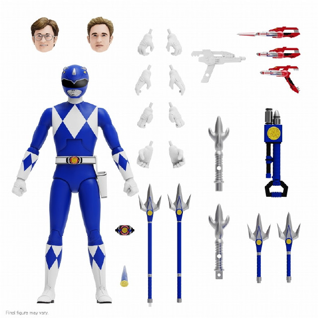 [FIG]ブルーレンジャー 「マイティ・モーフィン・パワーレンジャー」 リ・アクション アクション フィギュア SUPER7(スーパー7)/豆魚雷
