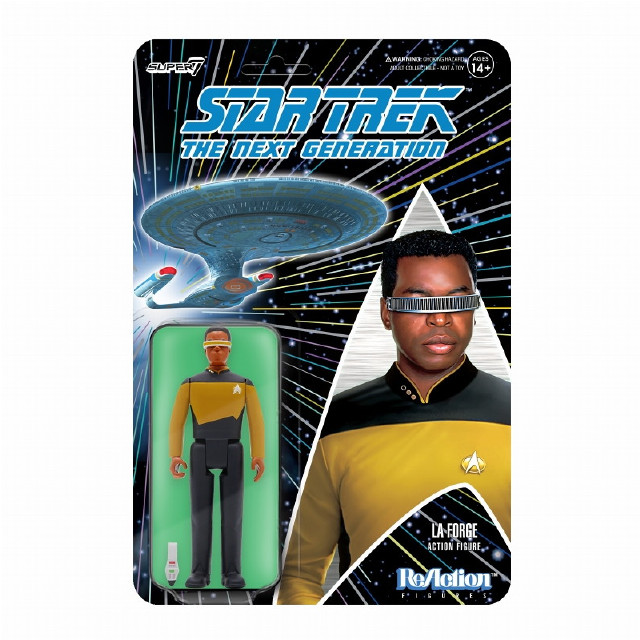 [FIG]ジョーディ・ラ=フォージ 「新スタートレック」 リ・アクション アクション フィギュア SUPER7(スーパー7)/豆魚雷
