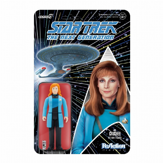 [FIG]ビバリー・クラッシャー 「新スタートレック」 リ・アクション アクション フィギュア SUPER7(スーパー7)/豆魚雷