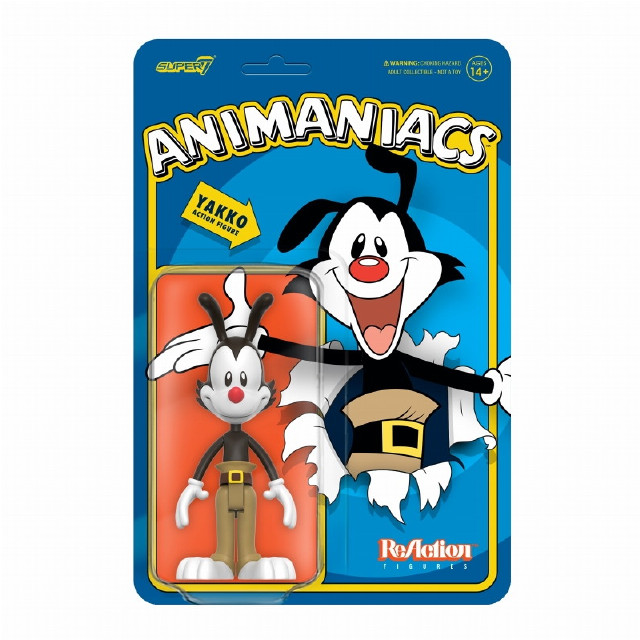 [FIG]ヤッコ・ワーナー 「アニマニアックス」 リ・アクション アクション フィギュア SUPER7(スーパー7)/豆魚雷
