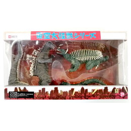 [FIG]ゴジラ対アンギラス(1955年版/総天然色ポスターver.) 「ゴジラの逆襲」 東宝大怪獣シリーズ 塗装済完成品 少年リック限定 フィギュア エクスプラス