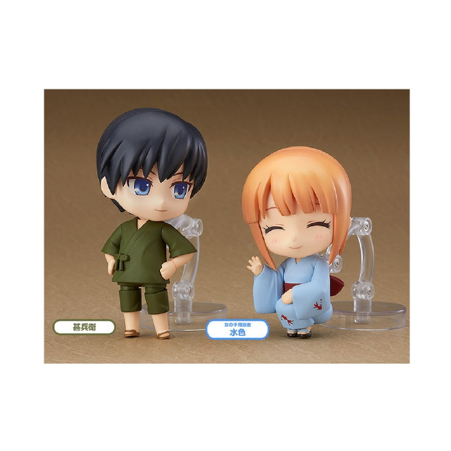 [FIG]女の子用浴衣(水色) 「ねんどろいどもあ きせかえ浴衣」 フィギュア グッドスマイルカンパニー