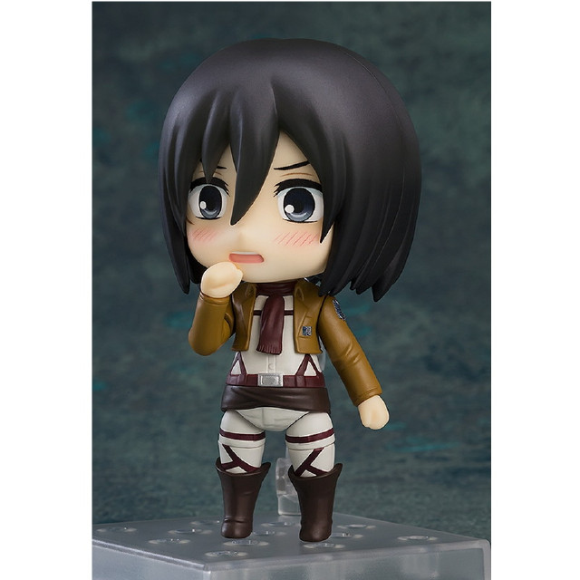 [FIG]照れ顔(ミカサ・アッカーマン) 「ねんどろいどもあ とりかえっこフェイス 進撃の巨人」 フィギュア グッドスマイルカンパニー