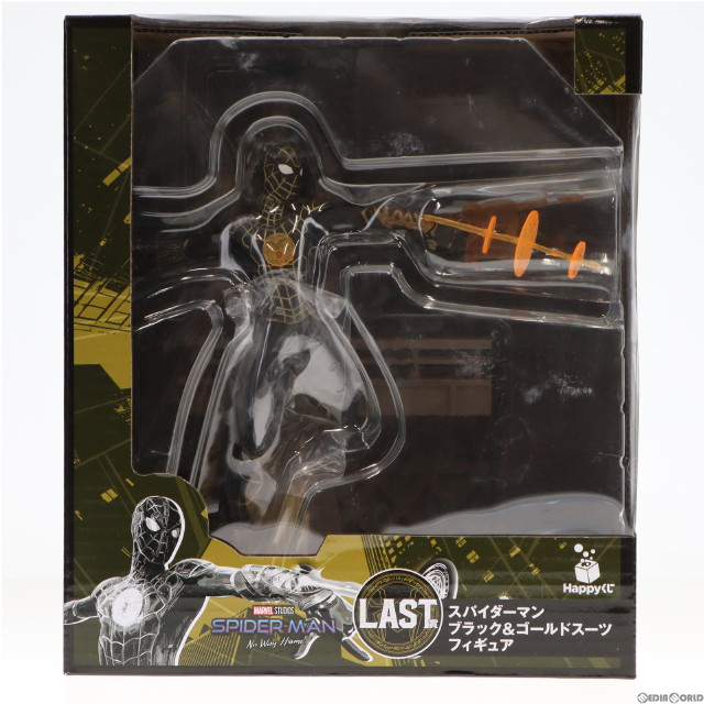 [FIG]スパイダーマン ブラック&ゴールドスーツ 「Happyくじ MARVEL スパイダーマン:ノー・ウェイ・ホーム」 LAST賞 フィギュア サニーサイドアップ