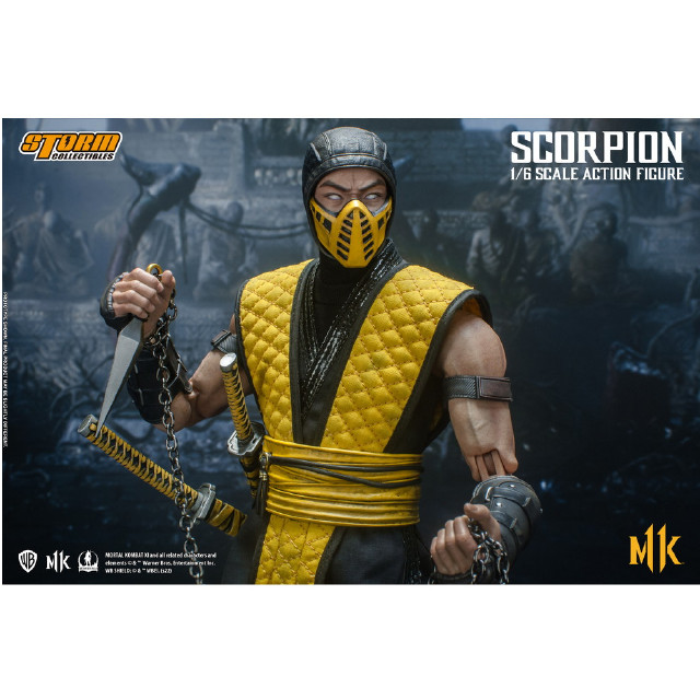 [FIG]スコーピオン 「モータルコンバット11」 1/6 アクション フィギュア(DCMK09) ストーム コレクティブルズ