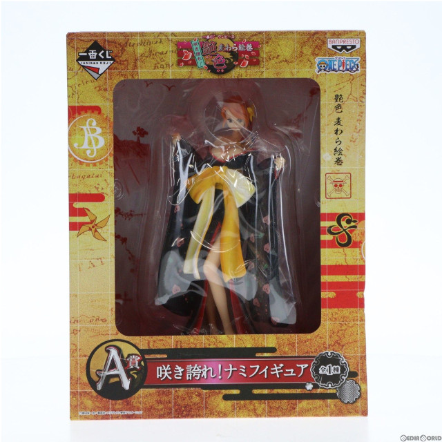 [FIG]A賞 咲き誇れ!ナミフィギュア 一番くじ ワンピース 咲き誇れ!艶色 麦わら絵巻 ONE PIECE プライズ(13608) バンプレスト