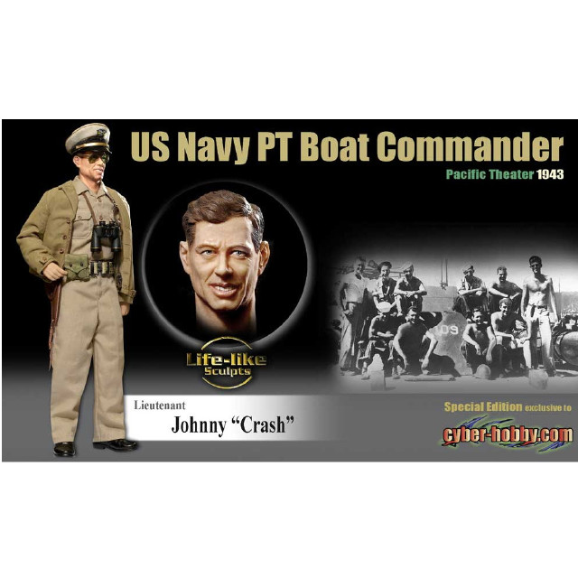 [FIG]』ジョニークラッシュ』 アメリカ海軍 PTボート指揮官大尉 1943 1/6塗装済完成品アクション フィギュア プラッツ
