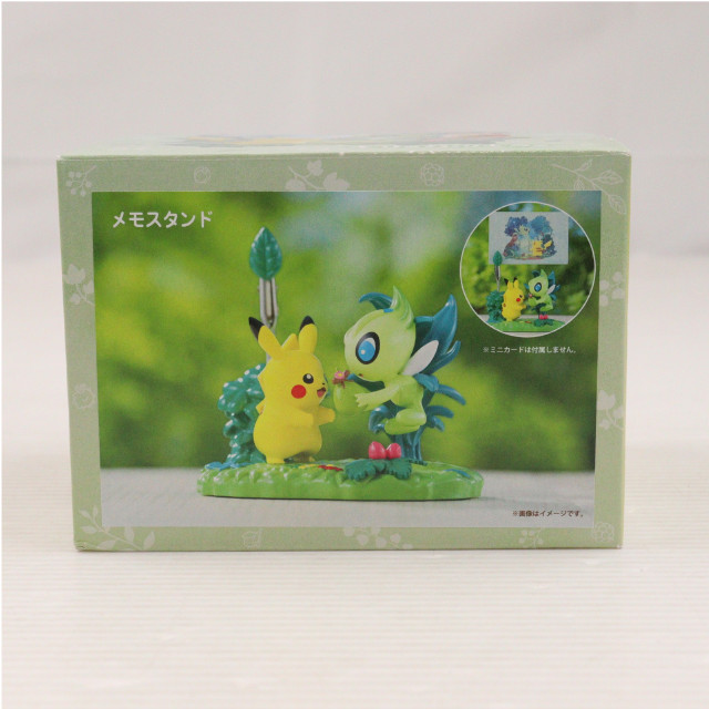 [FIG]ピカチュウ&セレビィ 「ポケットモンスター」 もりのおくりもの メモスタンド ポケモンセンター限定 フィギュア ポケモン