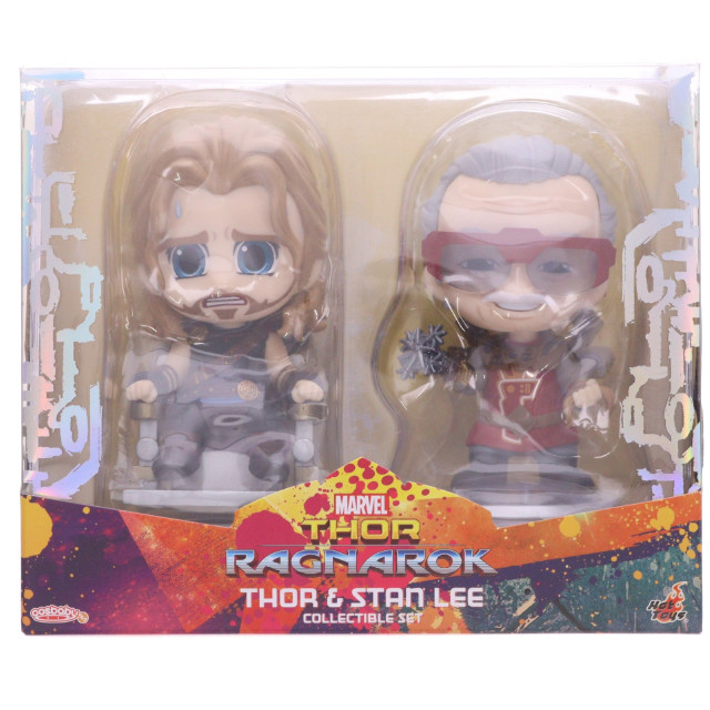 [FIG]スタン・リー&ソー(2体セット) 「Thor Ragnarok-マイティ・ソー バトルロイヤル-」 コスベイビーサイズＳ フィギュア(COSB738) ホットトイズ